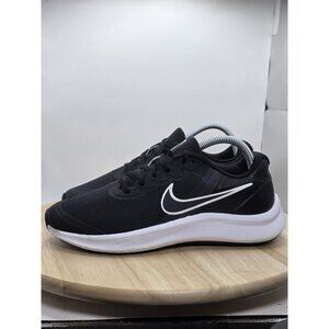 Nike Star Runner 3 Black White Running Shoes Sneakers DA2776-003 Womens 7.5/GS 6